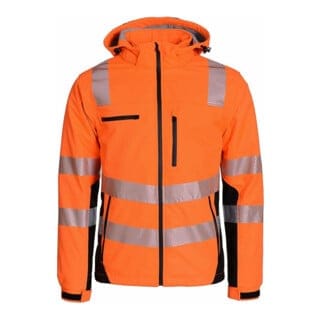 Softshelljacke, Gr. M Orange/schwarz Gr. M