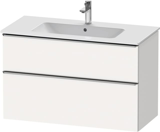 Duravit Waschtischunterschrank D-Neo 101x46,2cm, ES geb/w m, 1 Kast, 1 Ausz.