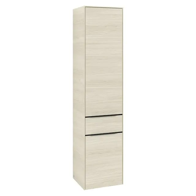 V&B Hochschrank Subway 3.0 40x171x36,2cm, Sch L/Gr volc bla, wh. Oa