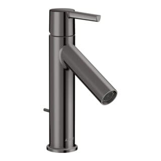 hansgrohe Waschtisch-Einhebelmischer 100 Axor Starck A 103mm, m HG, ZugstAblGar, pol. bla vc