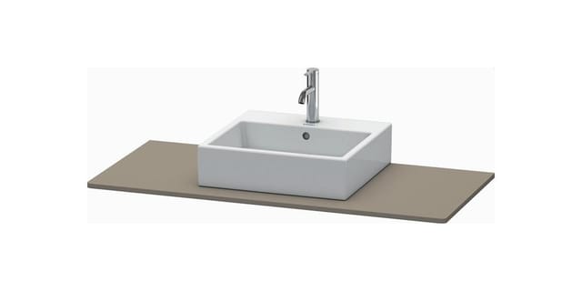Duravit Konsole XSquare 120x55cm, flan. Gr s-matt, m 1 Ausschn