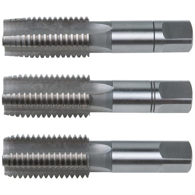 KS Tools HSS CO Handgewindebohrer-Satz M, M20x2,5, 3-teilig