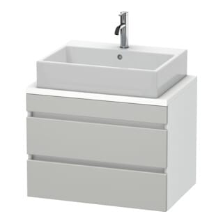 Duravit Waschtischunterschrank Com DuraStyle 70x47,8cm, betgr/we ma, f Kons, 2 Schub.