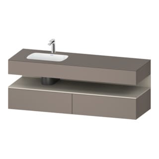 Duravit Einbauwaschtisch-Möbel-Set Qatego 160x50x60cm, Kon-WTU, B, B l, T m/ba ma