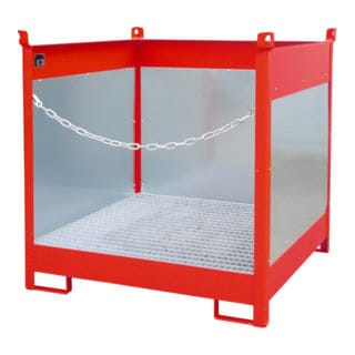 Bauer Südlohn Fass-Stapelpalette FSP-4 G, lackiert, Feuerrot