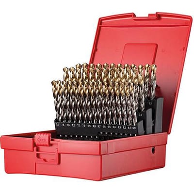 Dormer Spiralbohrer Set 6-10mm x0,1 in A002 in Box 118G Typ N 4xD 41tlg.