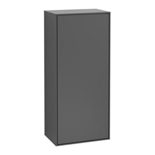V&B Seitenschrank Wandbeleuchtung Finion 41,8x93,6x27cm, Anschl li, Anthrac. matt