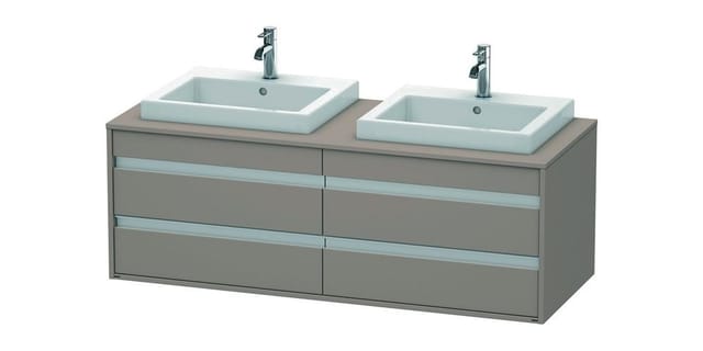 Duravit Waschtischunterschrank Ketho 140x55x49,6cm, f EWT, 4 La, B bs, ba ma