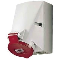 Mennekes Wanddose HW/VN 16A,7p,6h,400V,IP44 734