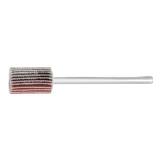 PFERD TOOLS Korund Fächerschleifer F Ø 10x15 mm Schaft-Ø 3 mm A180 für Feinschliff und Finish