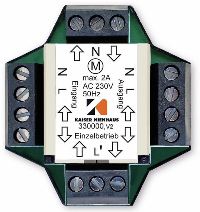 Kaiser Nienhaus Mehrfachsteuerrelais EB 230V f. 2 Motoren 330000