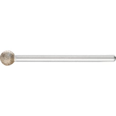 PFERD TOOLS CBN-Schleifstift Kugel Ø 6,0mm Schaft-Ø 3 mm B126 (mittel) zum Gravieren und Entgraten
