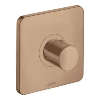 hansgrohe Fertigset Axor Citterio M UP-Thermostat, brushed red gold