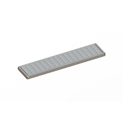 Meta Zusatzfachebene Speed Rack 1700 x 400 mm verzinkt + Stahlpaneelen