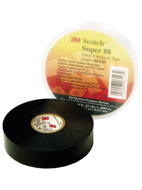 3M Deutschland PVC Elektro-Isolierband 19mm x6m sw ScotchSuper88 19x6