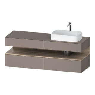 Duravit Waschtischunterschrank Qatego 160x55x60cm, E Ma/Ba m, Pl, B r, B