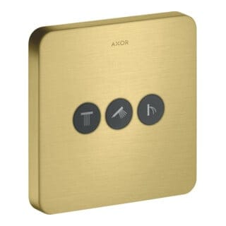 hansgrohe Fertigmontageset ShowerSelect UP-Vtl, f 3 Verbr., Softc, brushed brass