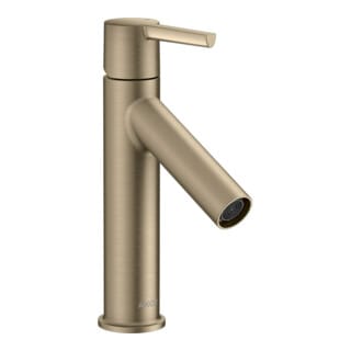 hansgrohe Waschtisch-Einhebelmischer 100 Axor Starck A 103mm, m HG, unver Abl., brush. ni.