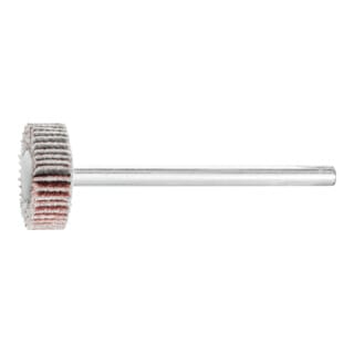 PFERD TOOLS Korund Fächerschleifer F Ø 15x5 mm Schaft-Ø 3 mm A120 für Feinschliff und Finish