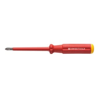 PB Swiss Tools Schraubendreher, für Phillips, SwissGrip vollisoliert, Kreuzschlitzgröße 2