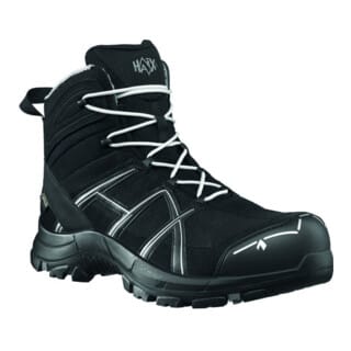 HAIX Sicherheitsstiefel BLACK EAGLE 40.1, MID, S3, schwarz-silber, Gr. 4 (37)