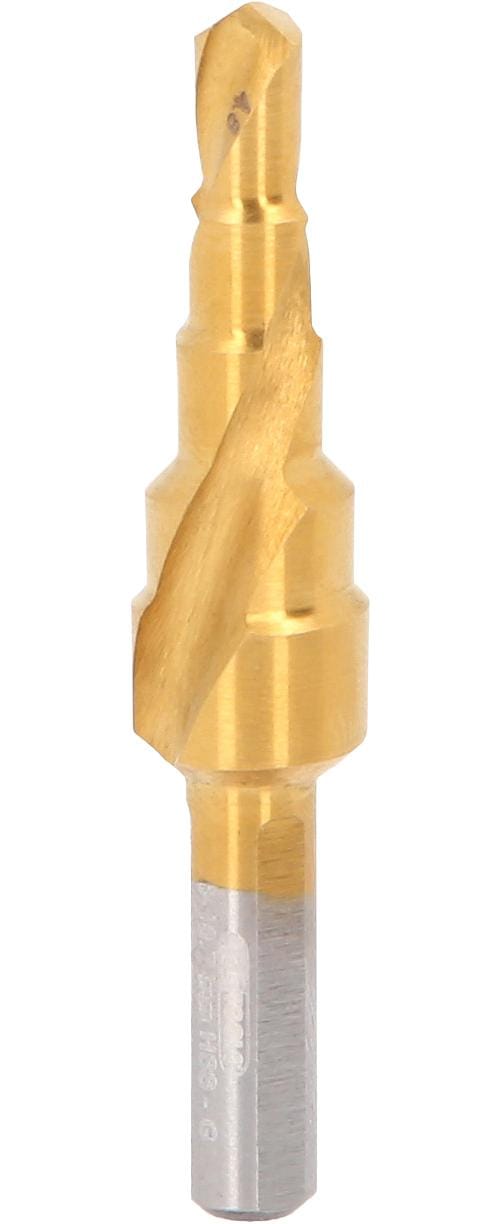 KS Tools HSS-TiN Stufenbohrer,Ø 4,8-10,7mm, 5 Stufen