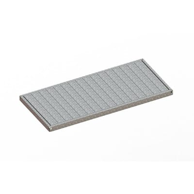 Meta Zusatzfachebene Speed Rack 1700 x 800 mm verzinkt + Stahlpaneelen