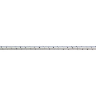 PÖSAMO Gummi-Kordel weiß/schw. 8,0mm Ro. 75m (250x110)
