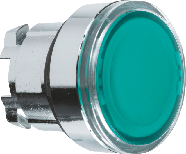 Schneider Electric Drucktaster flach, gn ZB4BA3