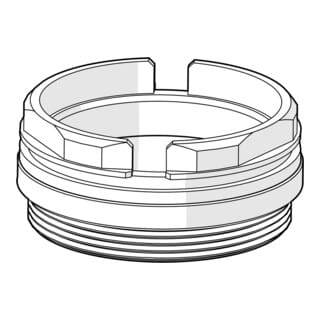 Hansa Gegenmutter 59914070 M50x1, SW45