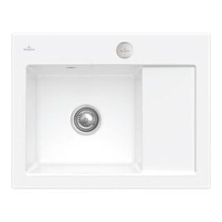 V&B Spüle Subway 45 Compact li, m Abl.garn, Exzenter, we alp C-plus