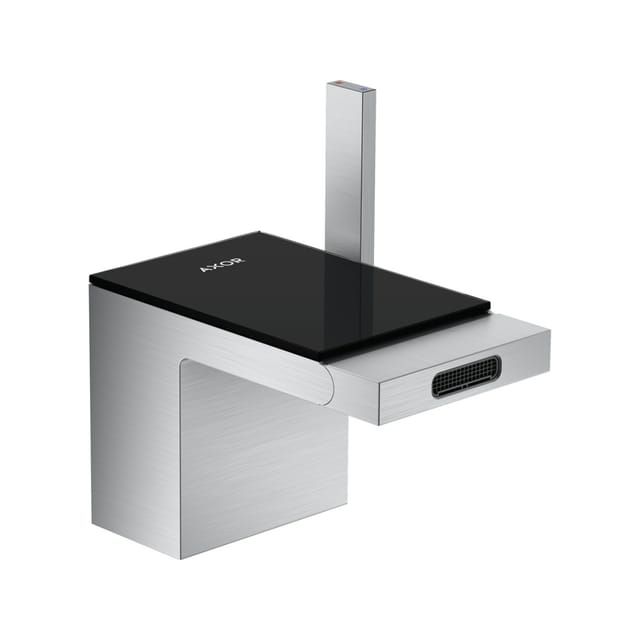 hansgrohe Platte Axor MyEdition 117x82mm, Glas, schwarz