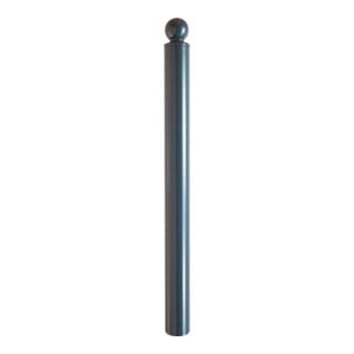 Schake Stilpoller Typ 484FB, herausnehmbar + Dreikantverschluß, Ø 82mm + Kugelkopf, beschichtet, mattschwarz