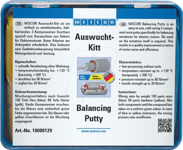 WEICON Auswucht-Kitt, Epoxidharz-Paste, 400 g