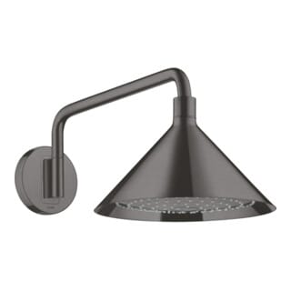 hansgrohe Kopfbrause Axor m Arm, Wd, 240mm, 2jet, brush. bla vc
