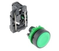 Schneider Electric Drucktaster flach, gn, 1S XB5AA31