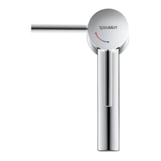 Duravit Waschtisch-Einhebelmischer S FreshStart Circle o. Zugst.Abl.Gar., Ausl. 100mm, chr hgl