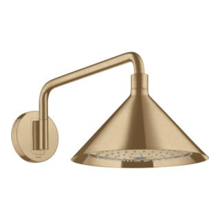 hansgrohe Kopfbrause Axor m Arm, Wd, 240mm, 2jet, brush. bron