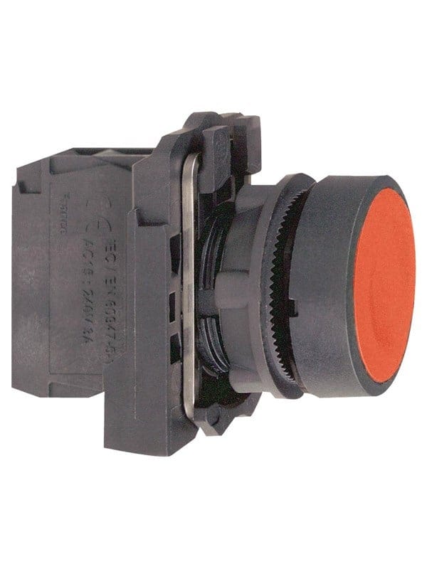 Schneider Electric Drucktaster flach, rt, 1Ö XB5AA42