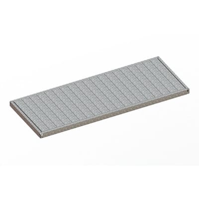 Meta Zusatzfachebene Speed Rack 2000 x 800 mm verzinkt + Stahlpaneelen