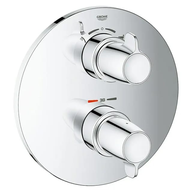 Grohe Fertigmontageset Grohtherm Special chrom, für Wannen-Thermostat