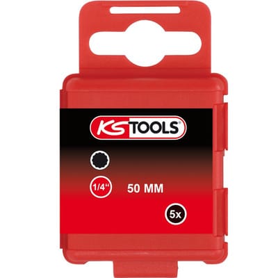 KS Tools 1/4" CLASSIC Bit XZN, 50mm, M3, 5er Pack