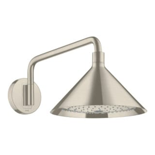 hansgrohe Kopfbrause Axor m Arm, Wd, 240mm, 2jet, brush. ni.