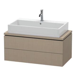 Duravit Waschtischunterschrank Compact L-Cube 92x47,7cm, lei, f Konsole, 2 Schubkästen