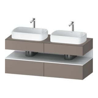 Duravit Waschtischunterschrank Qatego 140x55x60cm, w m/ba m, Pl, Beck. beids.