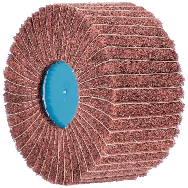 PFERD TOOLS POLINOX Vlies-Schleifrad PNL Ø 100x50mm Gewinde 5/8-11 A180 für Feinschliff und Finish