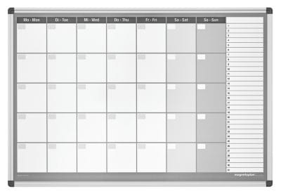 Magnetoplan Monatsplaner CC, 920 x 625 mm, 7 x 5