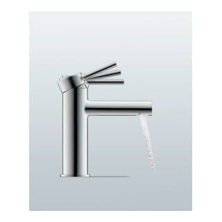 Duravit Waschtisch-Einhebelmischer M Circle o. Zugst.Abl.Gar., Ausl. 117mm, chr hgl