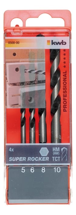 kwb ROCKER Bohrer-6kt Kassette 5-10,4-tlg