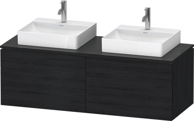 Duravit Waschtischunterschrank L-Cube 142x55x48,2cm, 2 SBK, E s, k EinrSy